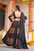 Shubhkala Black Exclusive Embroiered Work Fancy Chaniya Choli